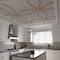 Ekena Millwork 47 14W x 47 14H x 14T Large Lilley Decorative Fretwork Wood Ceiling Panels, Hickory CELW47X47X0250LEYHI - alternate 6